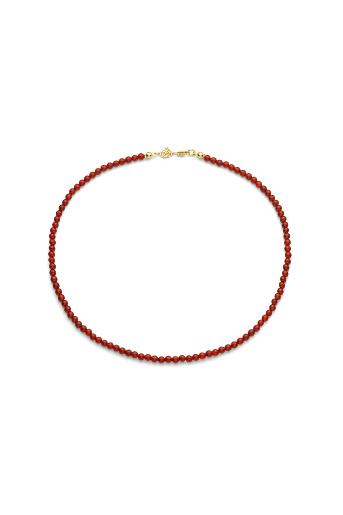 JUKSEREI ROSE CARNELIAN NECKLACE Fabrik Onlineshop