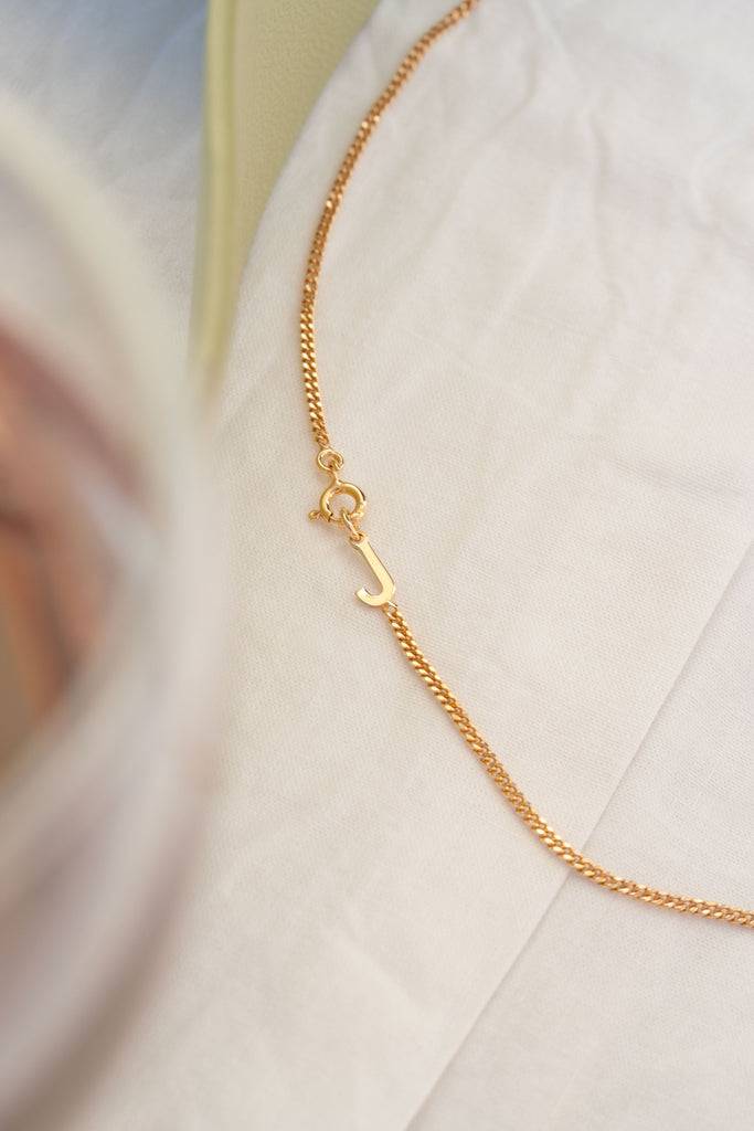 JUKSEREI LETTER NECKLACE Fabrikladen