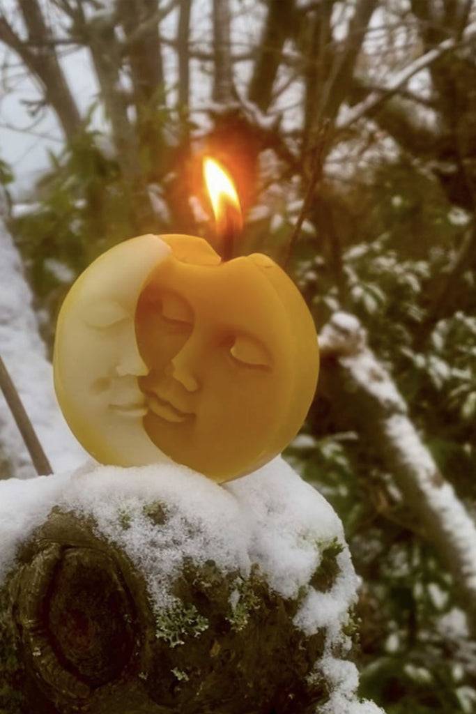 JUKSEREI SOLLYS · MOON/SUN BEESWAX CANDLE Versandkostenfrei