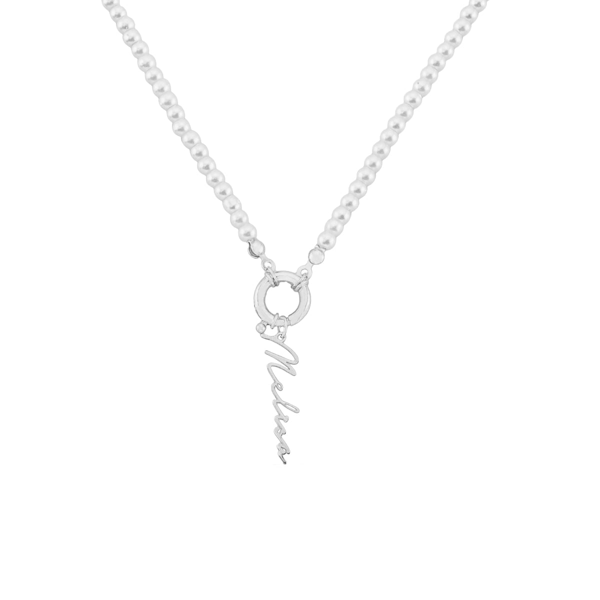 Kardelen Pearl Chain Signatur Namenskette - 925 SILBER Outlet
