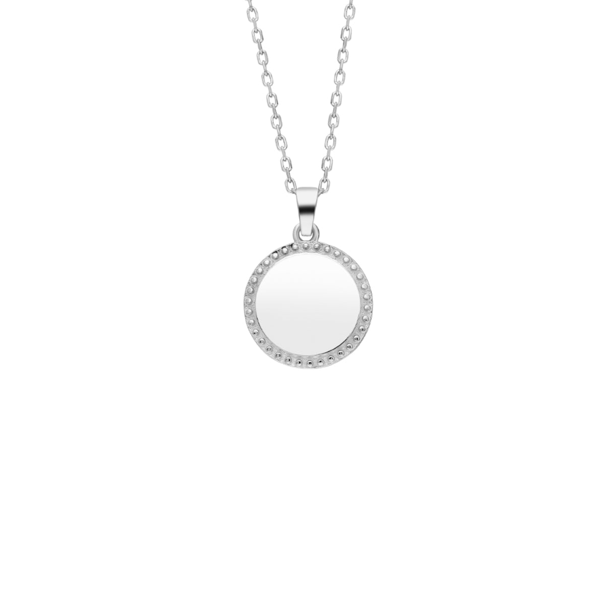 Kardelen Round Gravurkette - 925 SILBER Preisnachlass