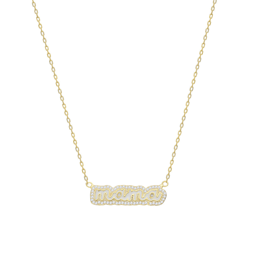 Kardelen Colorfull Precious Name Necklace - 925 SILBER Jubiläumsangebot