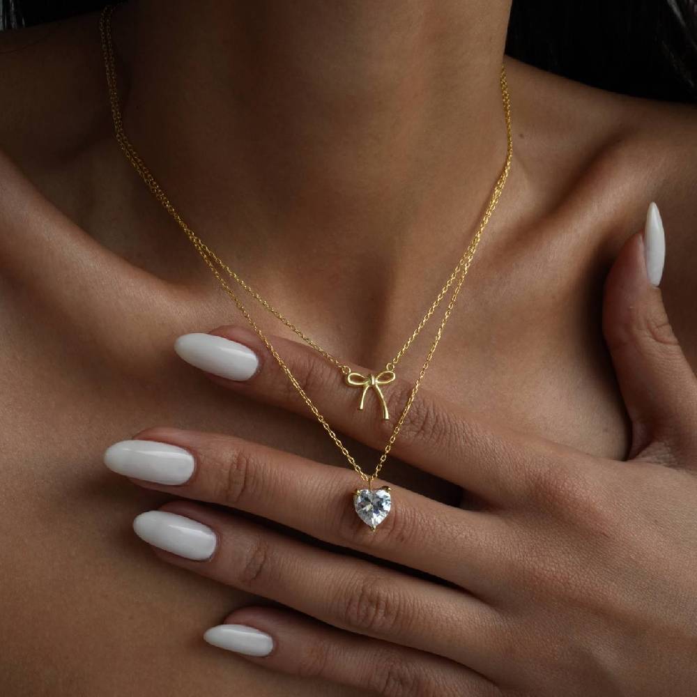 Kardelen FELICITY LOVE NECKLACE - 925 SILBER Lagerräumung