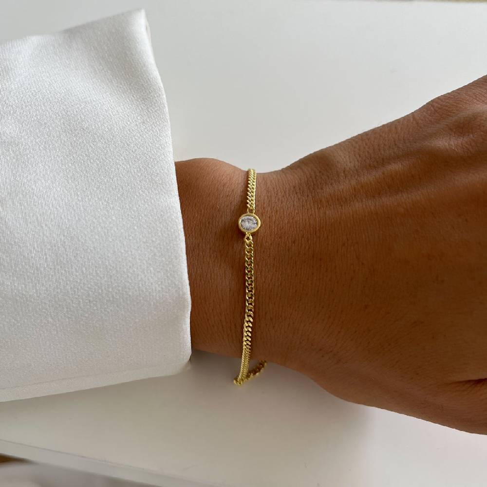 Kardelen Solitaire Armkette - 925 SILBER Neueste Stile