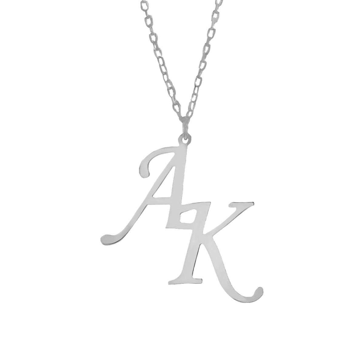 Kardelen 2er Buchstabenkette - 925 SILBER Rabatt