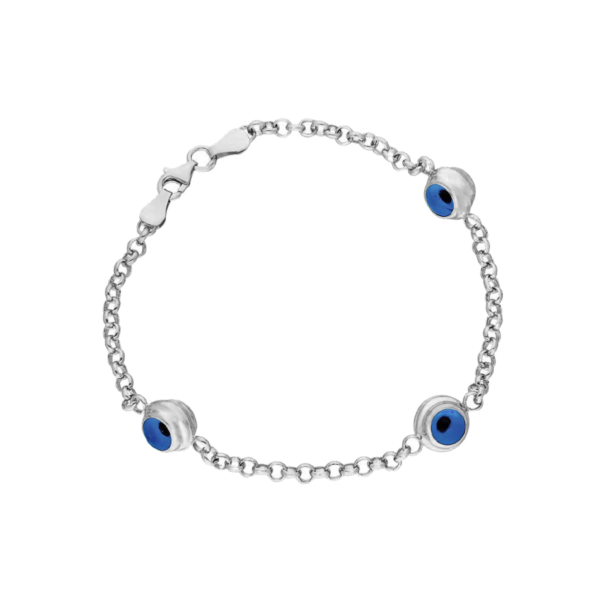 Kardelen 3er Nazar Armkette - 925 SILBER Osterangebot