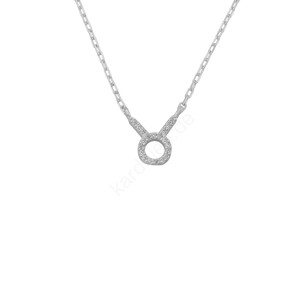 Kardelen STERNZEICHEN ZIRKONIA HALSKETTE - 925 SILBER Kostenloser Versand international