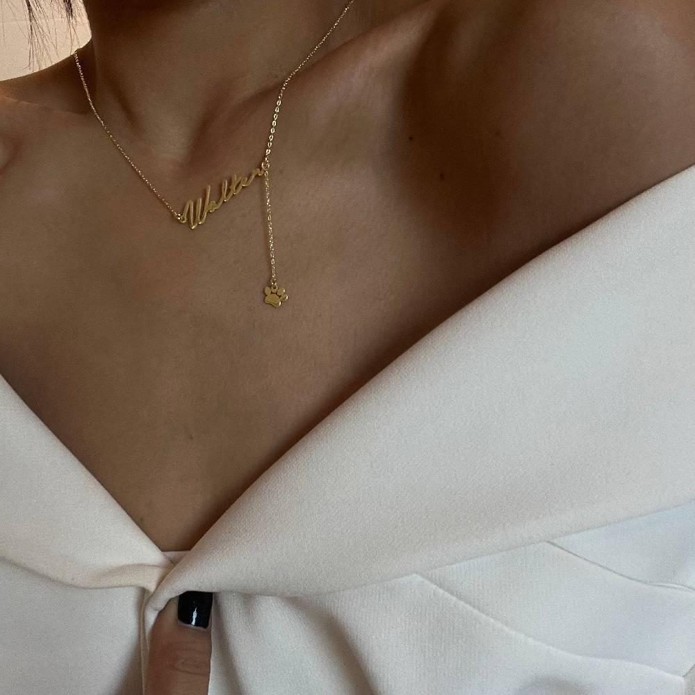Kardelen Namenskette mit hängend Symbol - 925 SILBER Fabrik Onlineshop