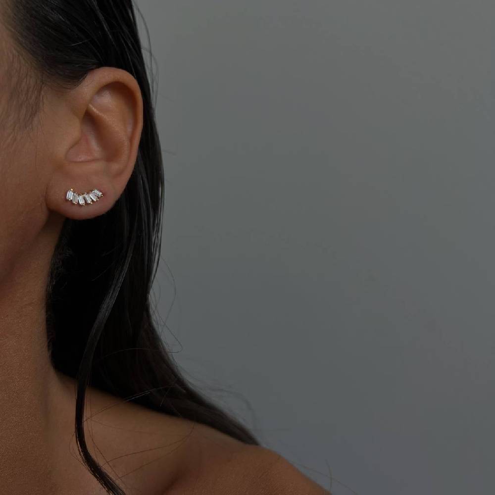 Kardelen Linn Zirkonia Ohrring - 925 SILBER Online Outlet