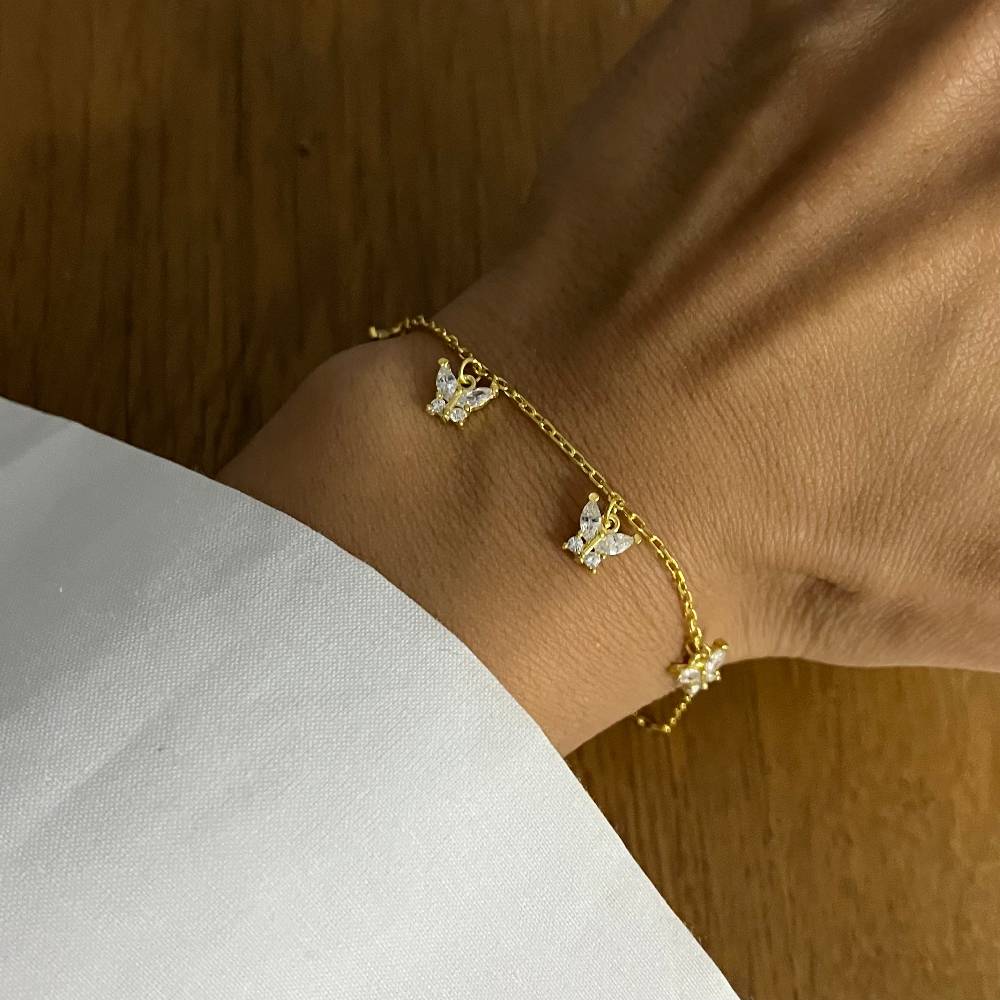 Kardelen Mini Butterfly Armband - 925 SILBER Bestseller