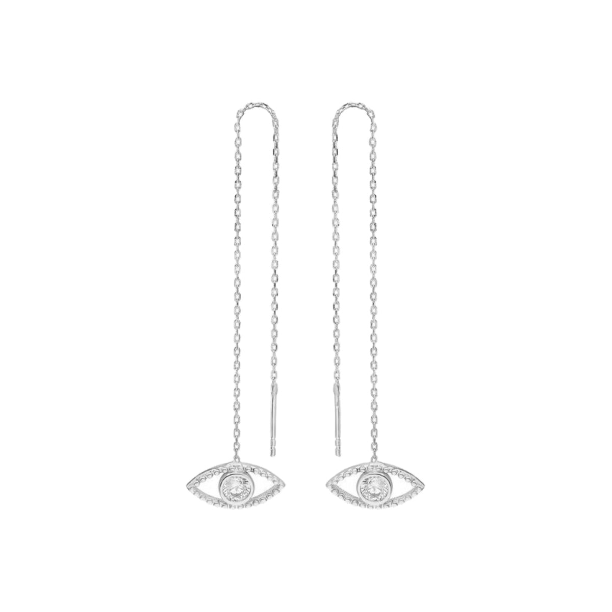 Kardelen Eye Earring Hängend Ohrring - 925 SILBER Fabrikpreis