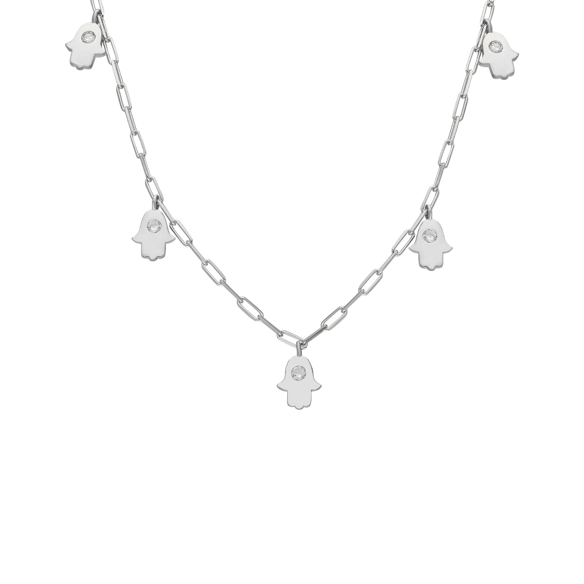 Kardelen Fatimas Hand Chocker Kette - 925 SILBER Online