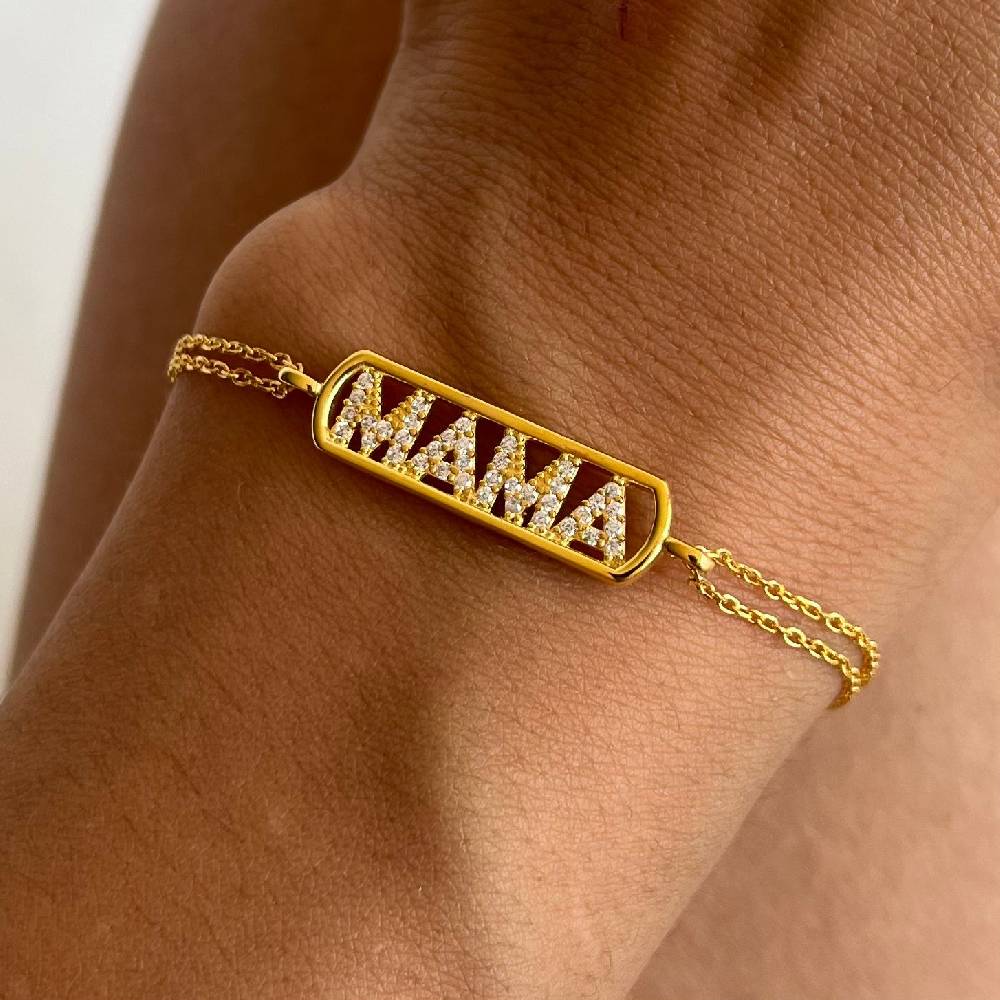 Kardelen Mama Armkette - 925 SILBER Meist gekauft