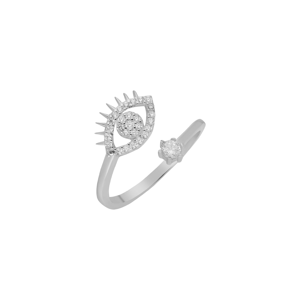 Kardelen Zirconia Eye Ring - 925 SILBER Fabrikladen