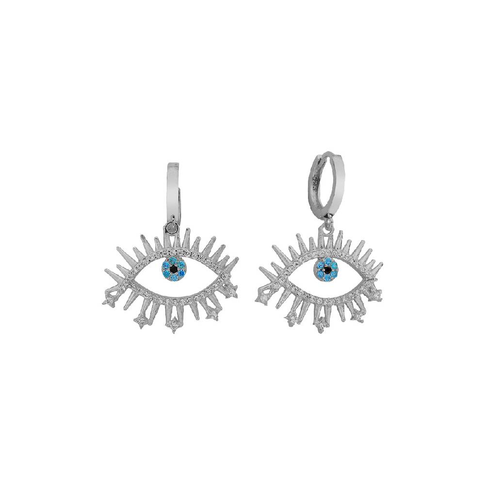 Kardelen Eye Effect Ohrring - 925 SILBER Im Verkauf
