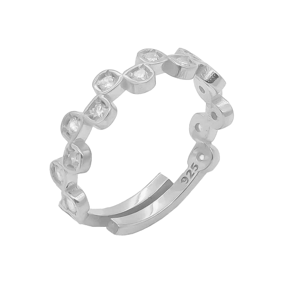 Kardelen Brookly Ring - 925 SILBER Großer Ausverkauf