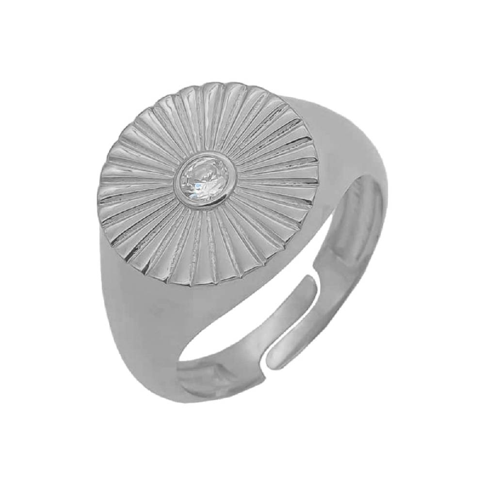 Kardelen Daisy Solitaire Ring - 925 SILBER VIP-Rabatte