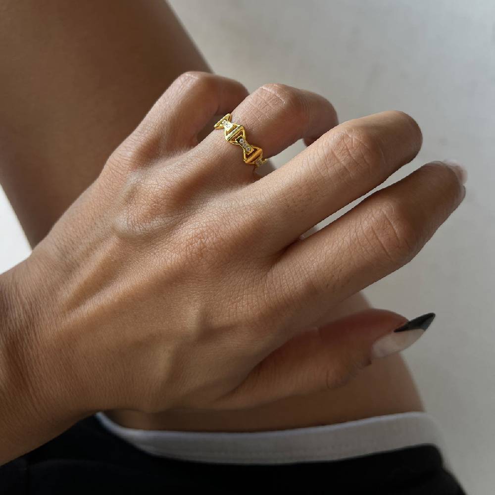 Kardelen Symbol Ring - 925 SILBER Speichern exportieren