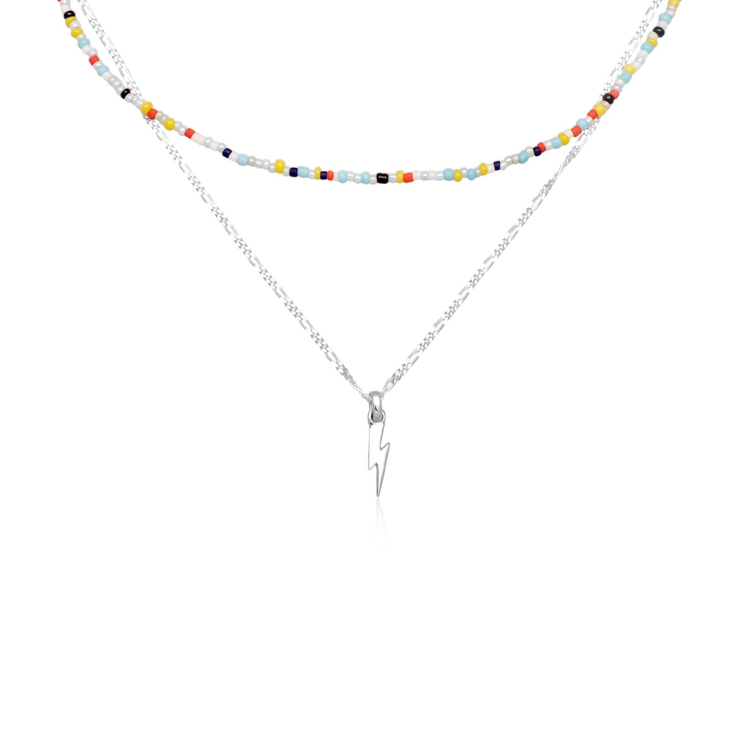 ﻿Kuzzoi Layer-Halskette Blitz Beads Bis zu 55% Rabatt