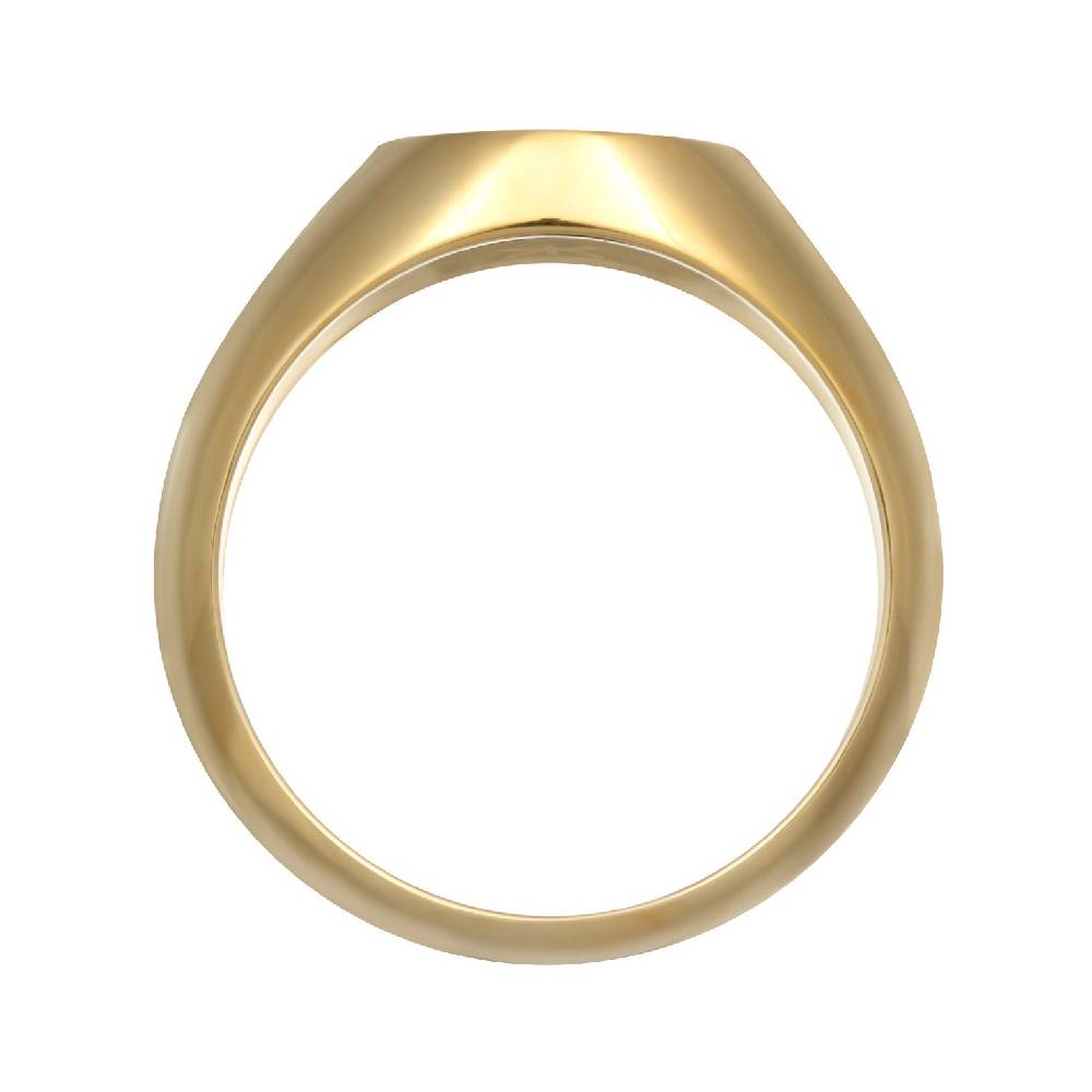 Kuzzoi Siegelring Smiling | Emaille (Blau) Discount Store für neue Produkte