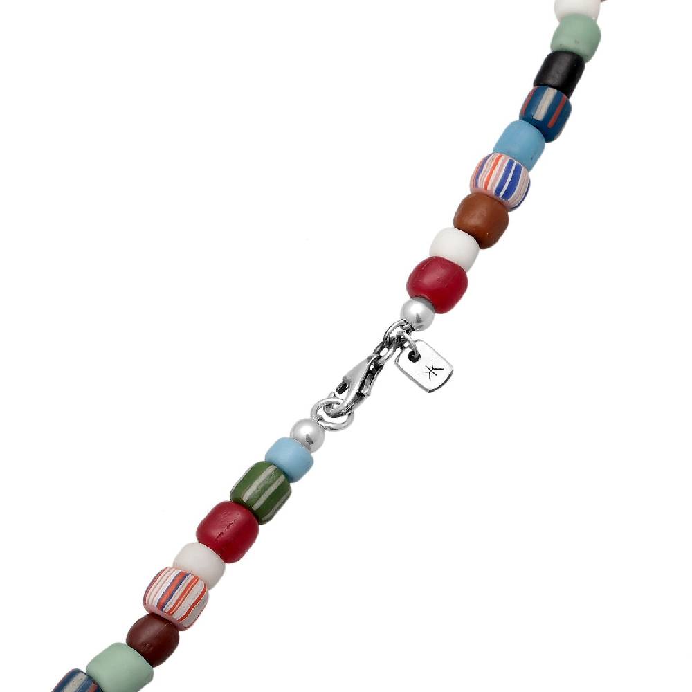 Kuzzoi Halskette Glas Beads | Süßwasserperlen Super Rabatt