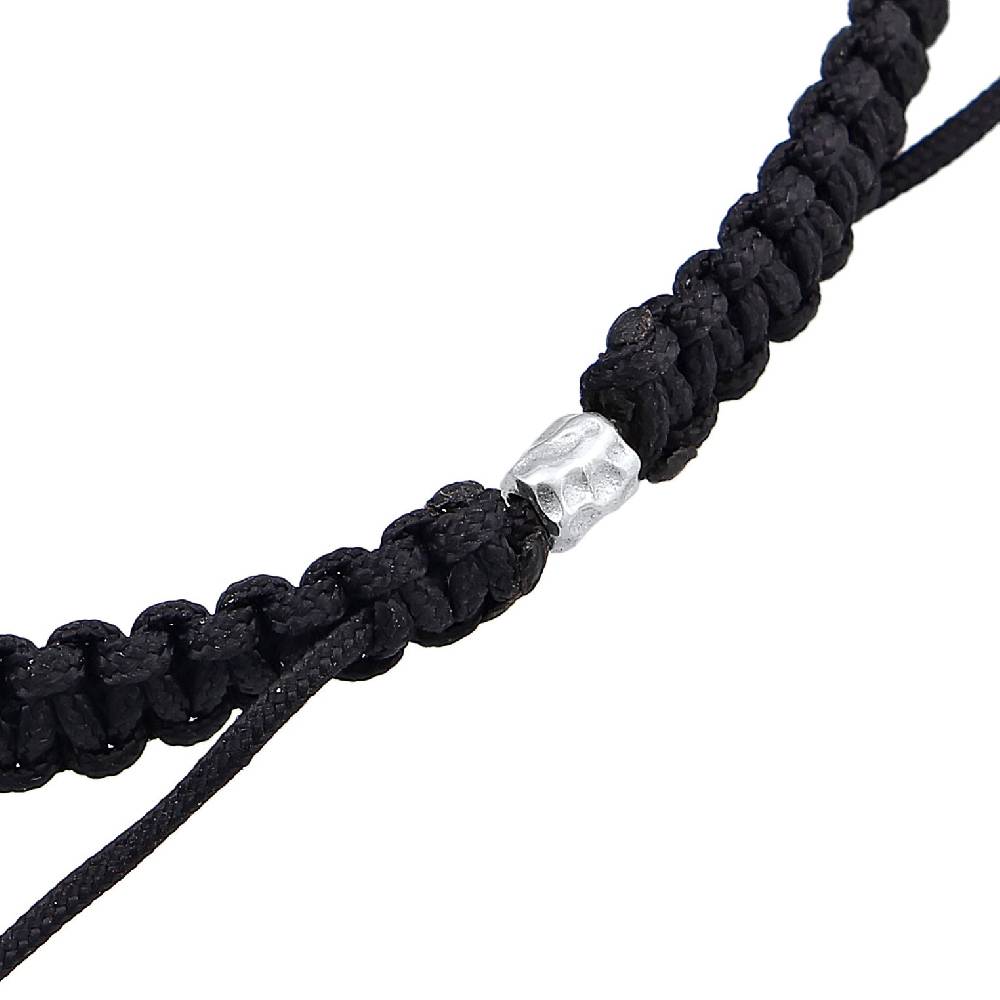 Kuzzoi Armband Evil Eye | Nylon (Schwarz) Begrenzt auf 3 Tage
