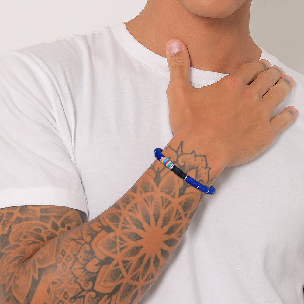 Kuzzoi Armband Textil | Heishi Perlen Im Verkauf