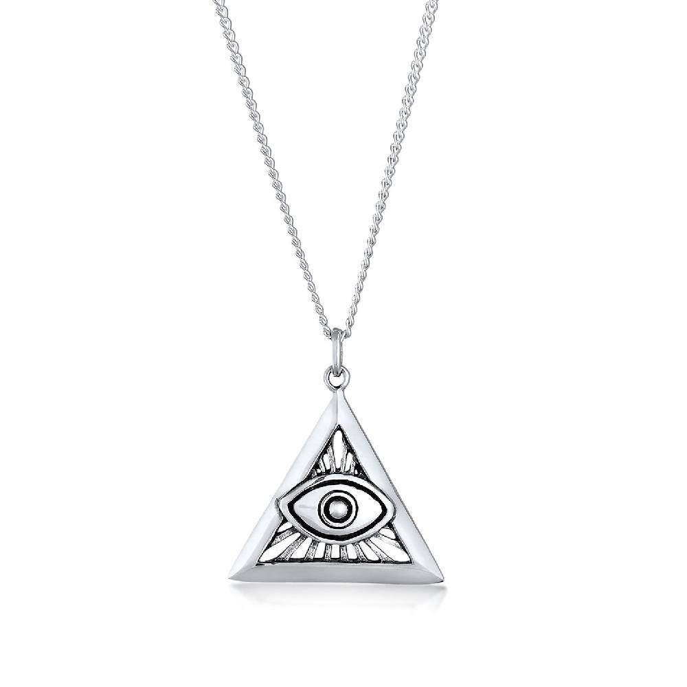 Kuzzoi Halskette Dreieck Evil Eye zollfrei
