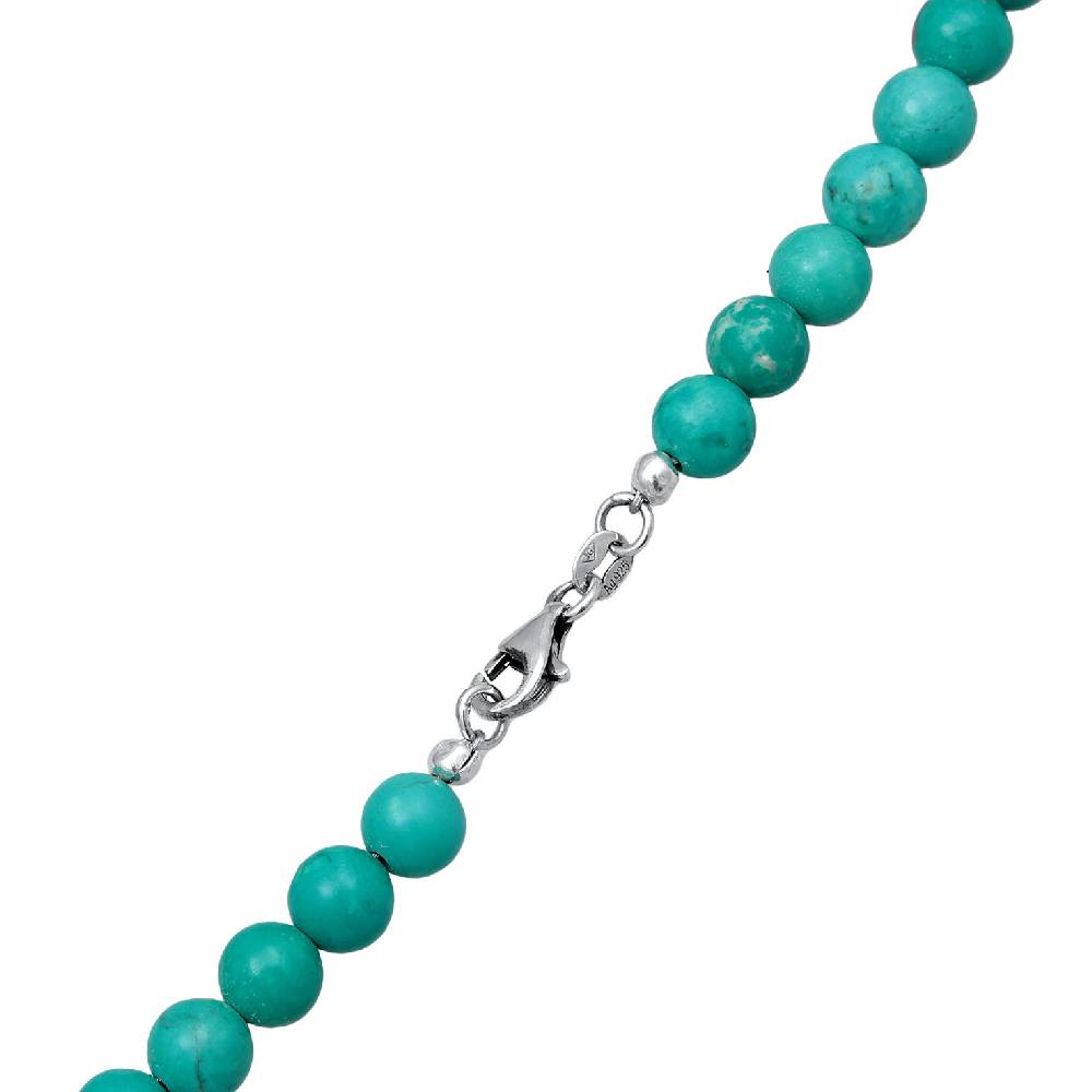 Kuzzoi Halskette Beads Vintage | Howlith (Türkis) Online
