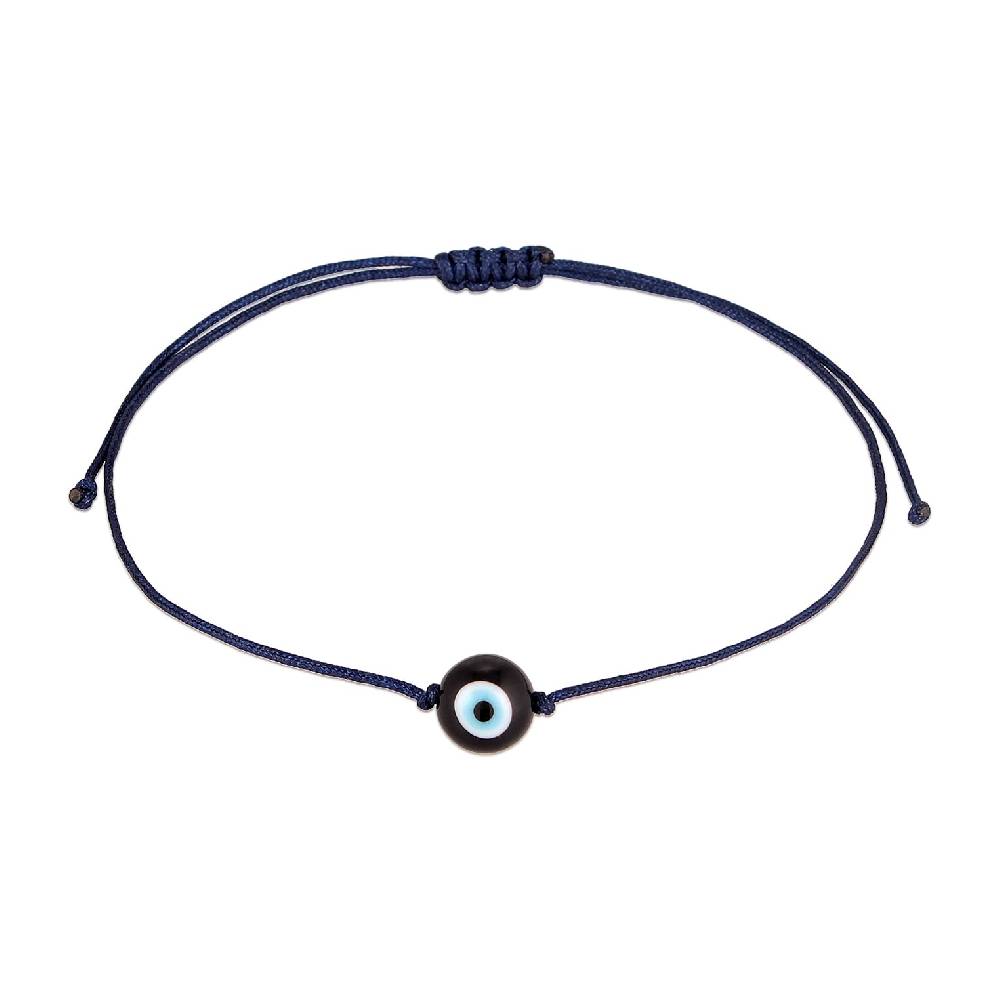 Kuzzoi Armband Evil Eye | Nylon (Blau) Outlet