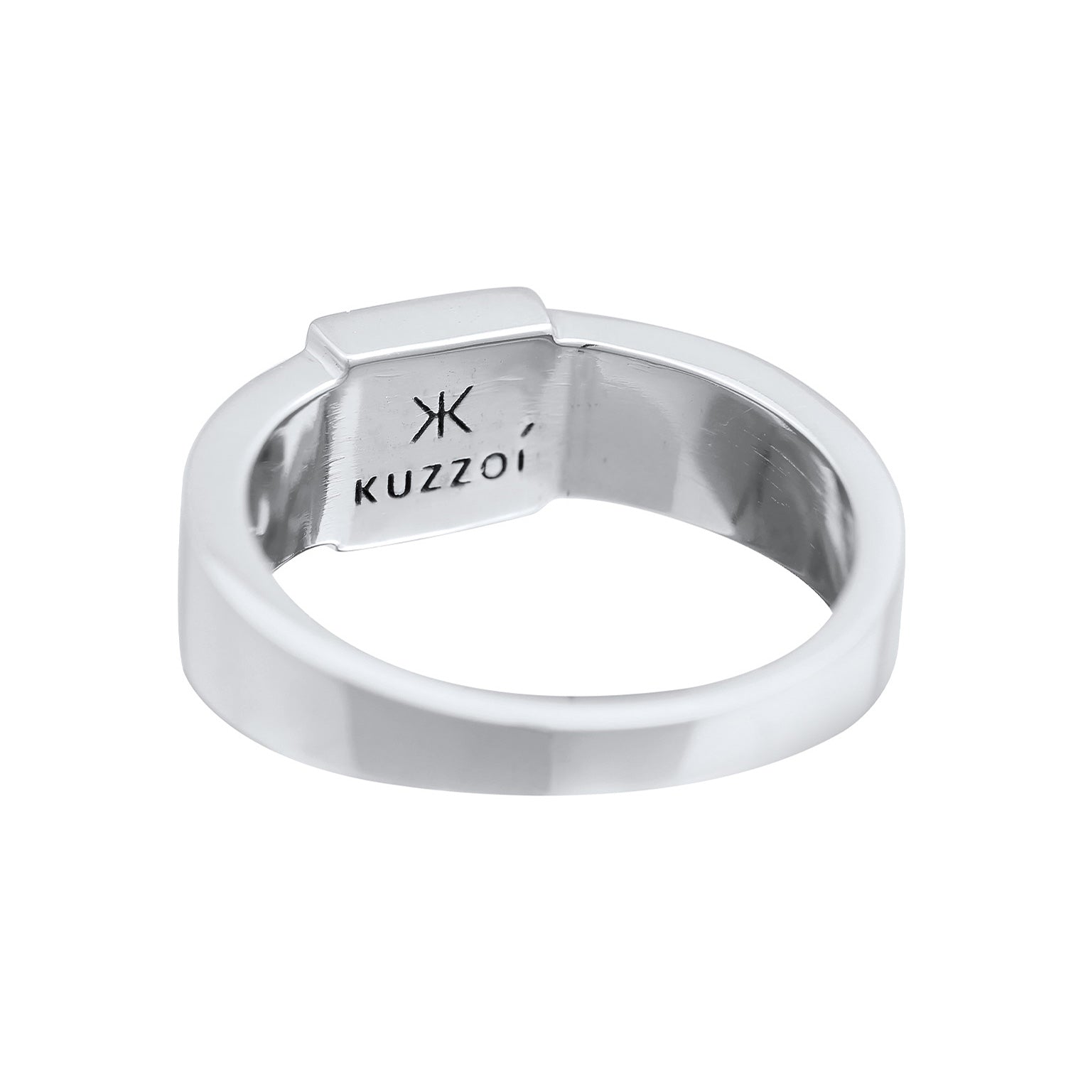 Kuzzoi Bandring Pyramide | Onyx (Schwarz) Fabrik Onlineshop