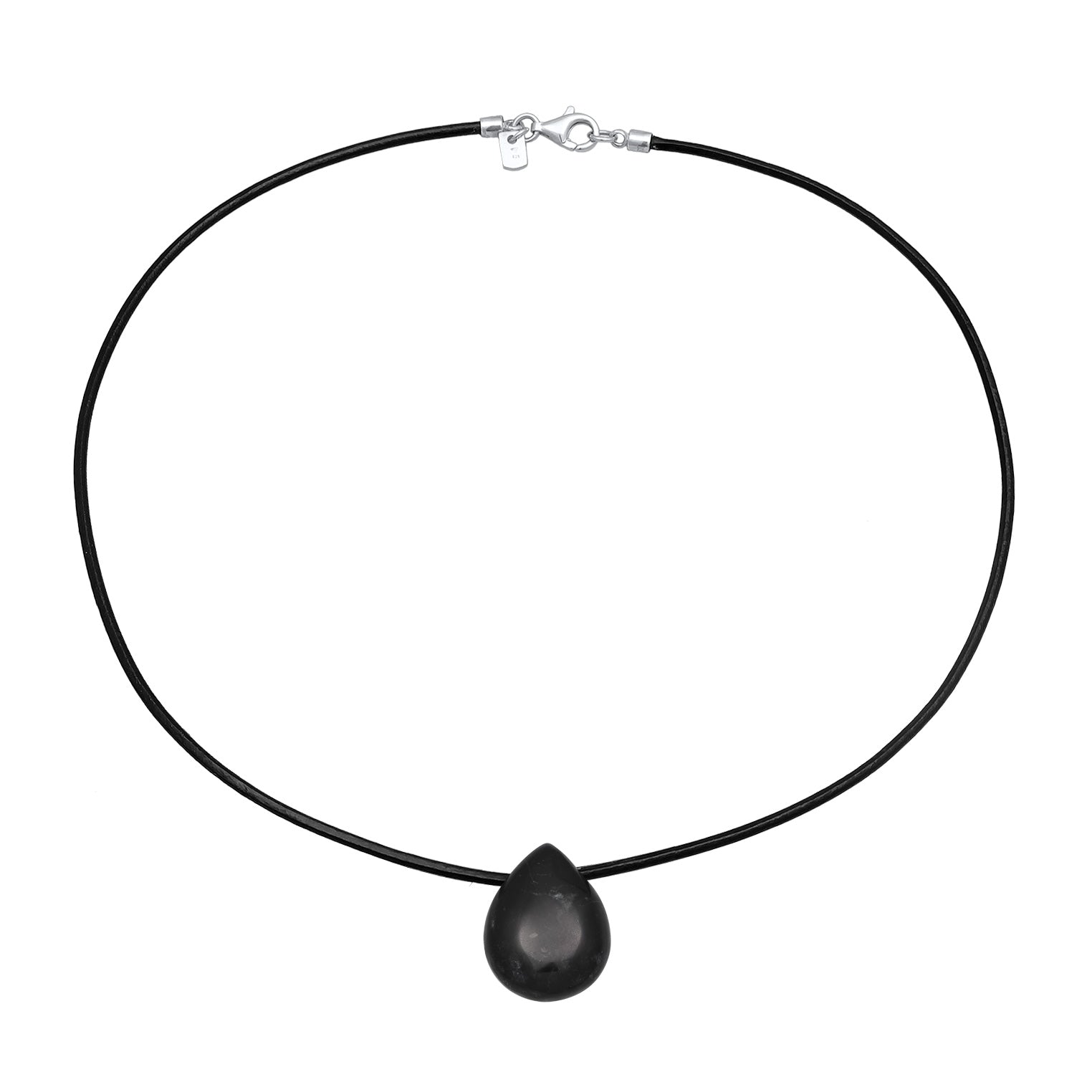 Kuzzoi Choker Tropfen | Satin, Onyx (Schwarz) Flash Sale