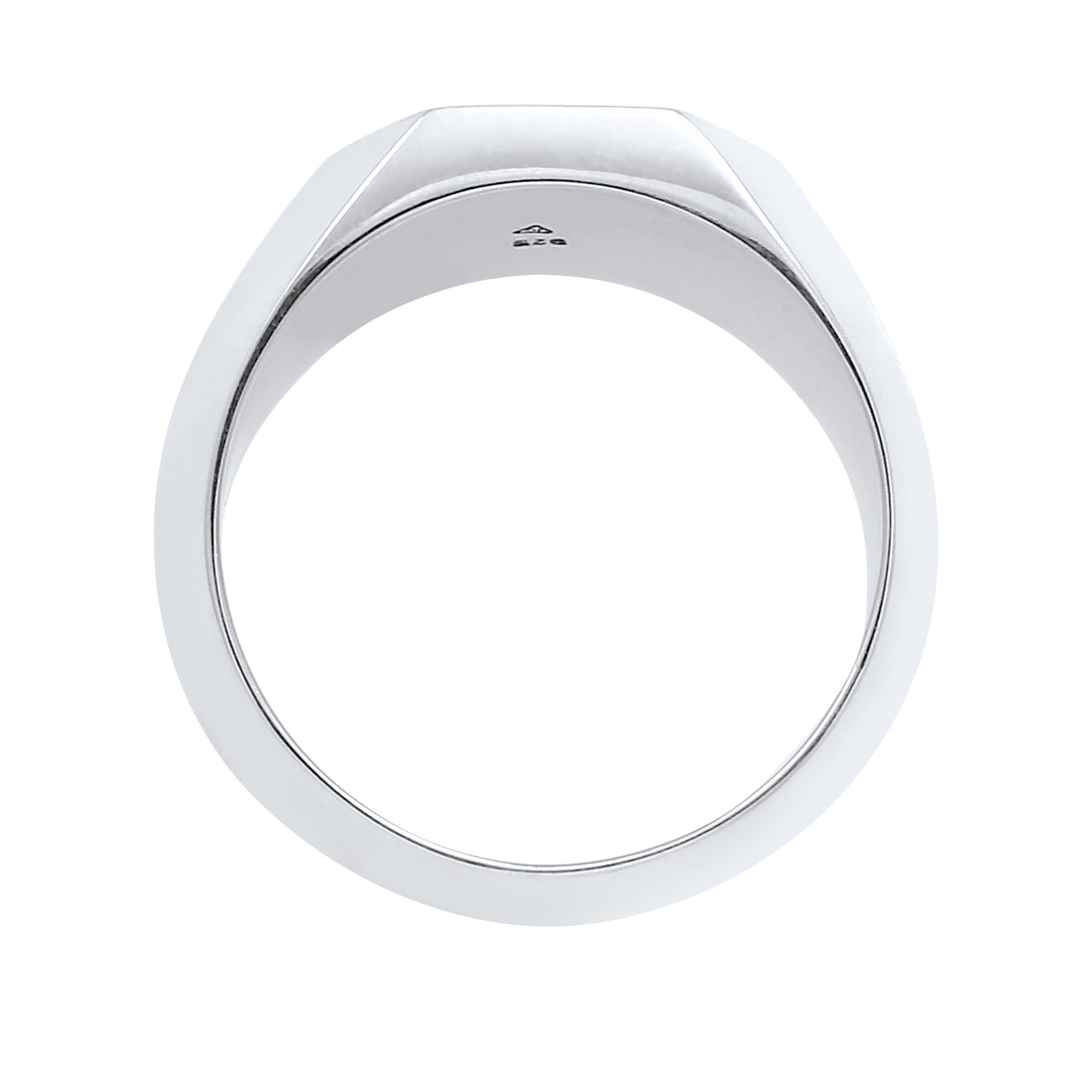 Kuzzoi Siegelring Geo | Emaille (Schwarz) Online Shopping