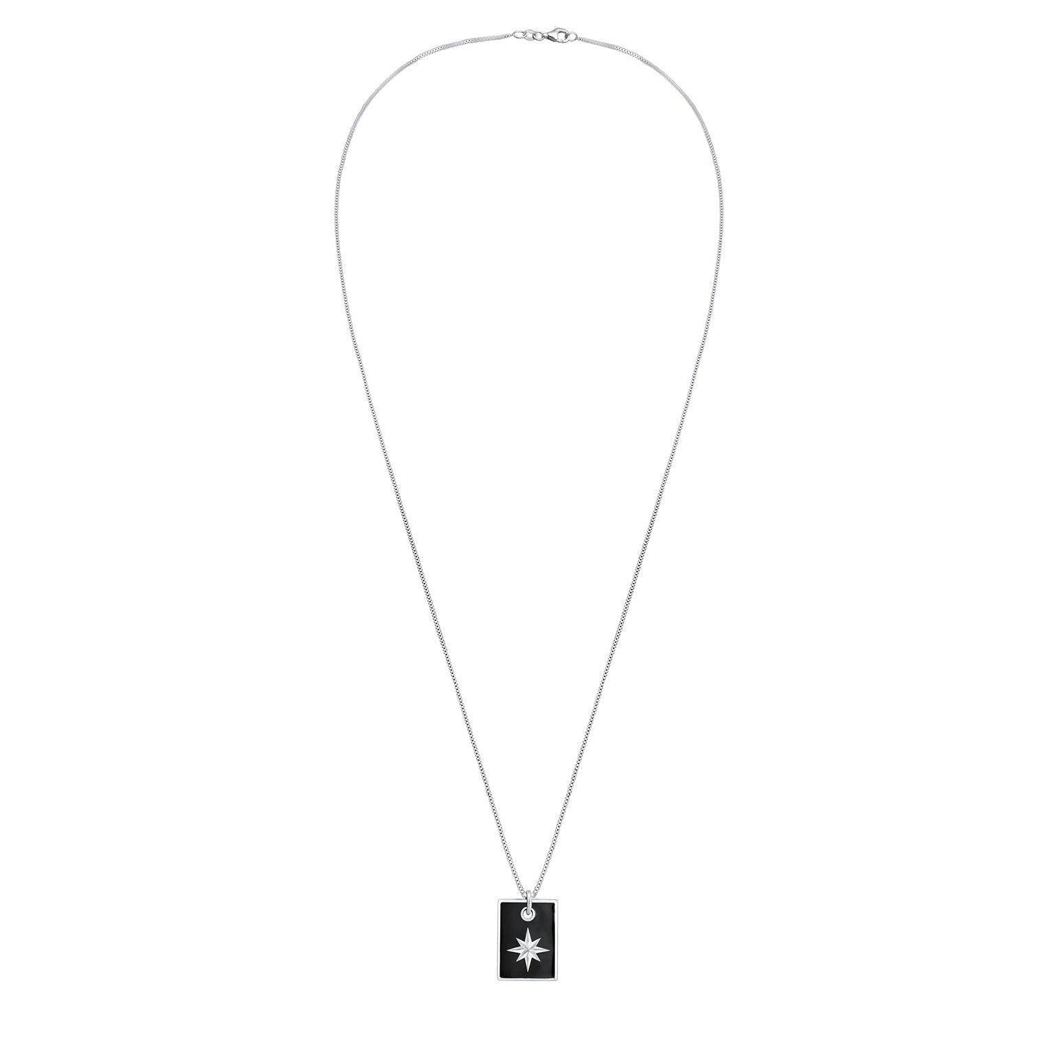 Kuzzoi Halskette Dog Tag | Emaille (Schwarz) Saisonschlussverkauf