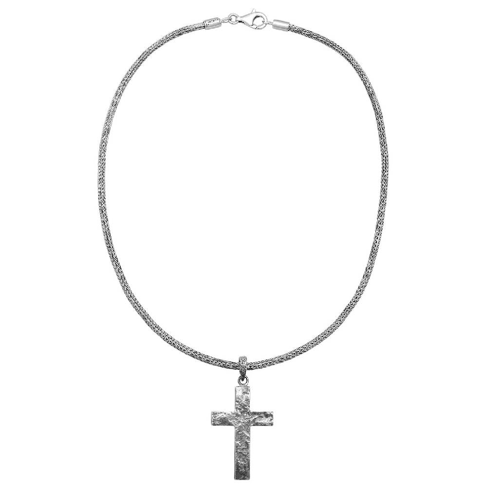 Kuzzoi Schlangen-Halskette Kreuz Zeitlich begrenztes Angebot