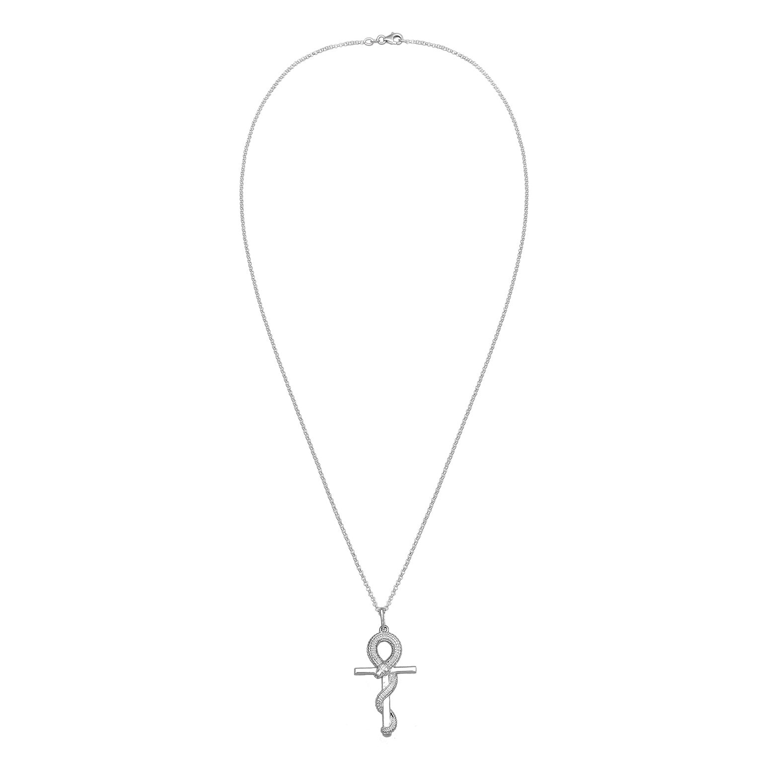 Kuzzoi Halskette Anhänger Kreuz Schlange Blitzangebot