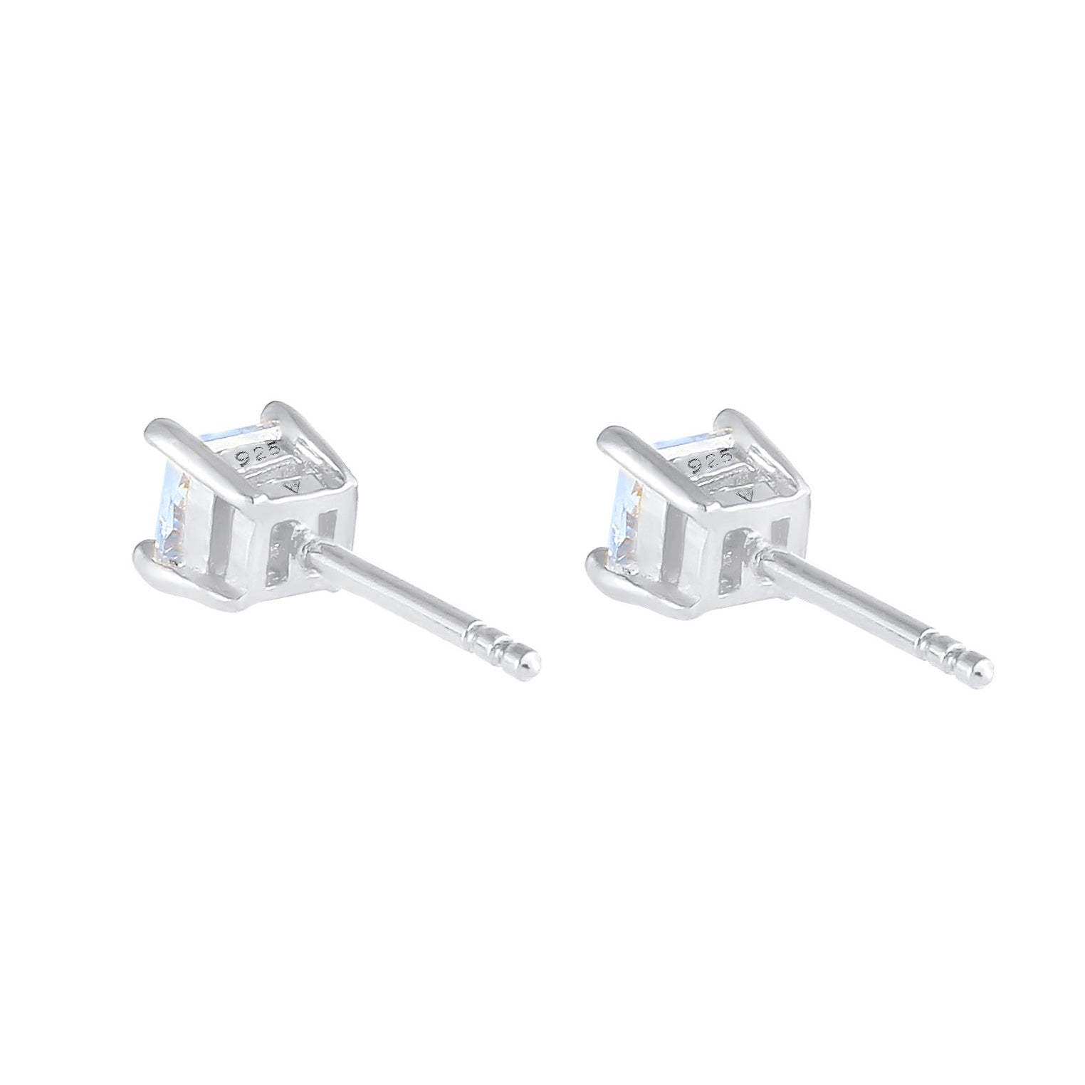 Kuzzoi Ohrstecker Quadrat | Zirkonia Kristalle (Weiß) Bis zu 65% Rabatt