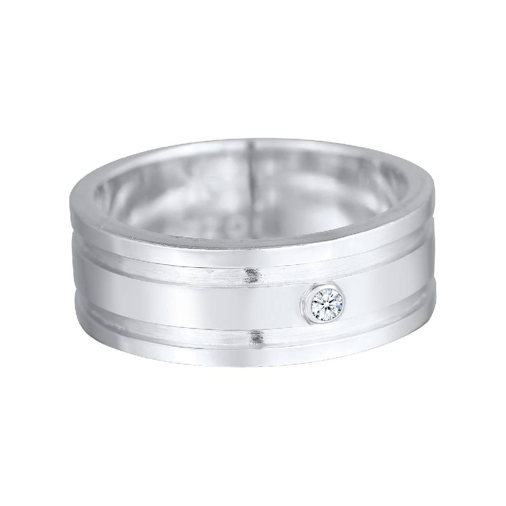 Kuzzoi Bandring Massiv | Diamant (0.03 ct) Nur noch ein Tag übrig