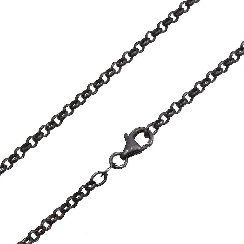 Kuzzoi Halskette Flügel | Zirkonia (Schwarz) Rabatt