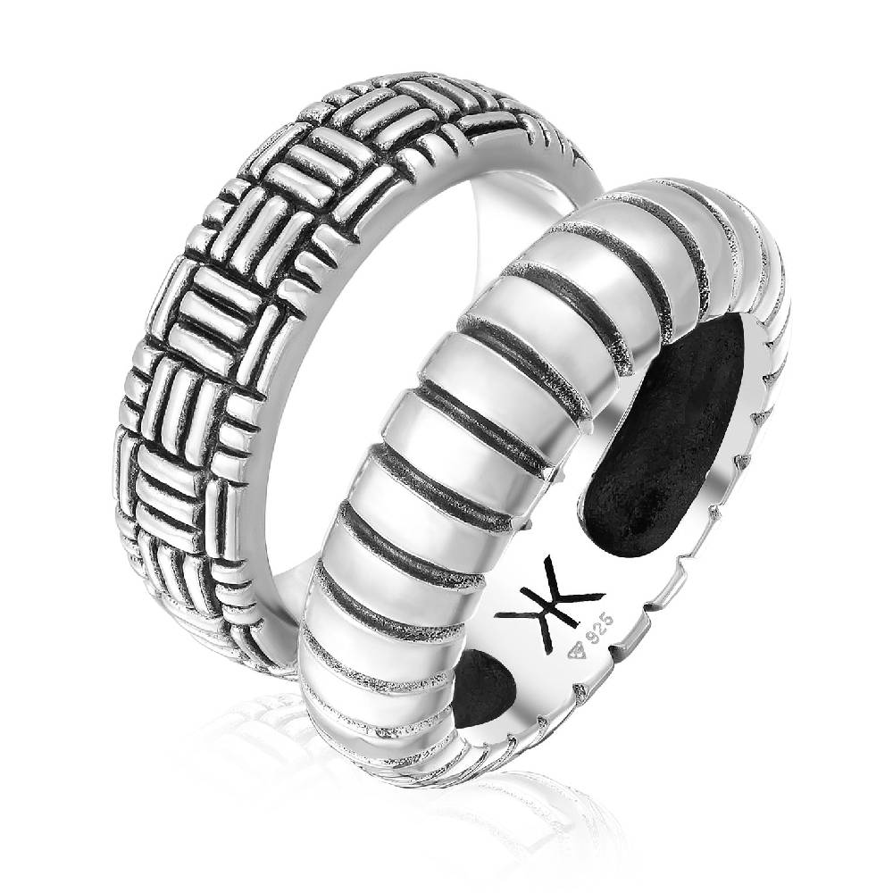 Kuzzoi Ringset Rillen Neueste Mode
