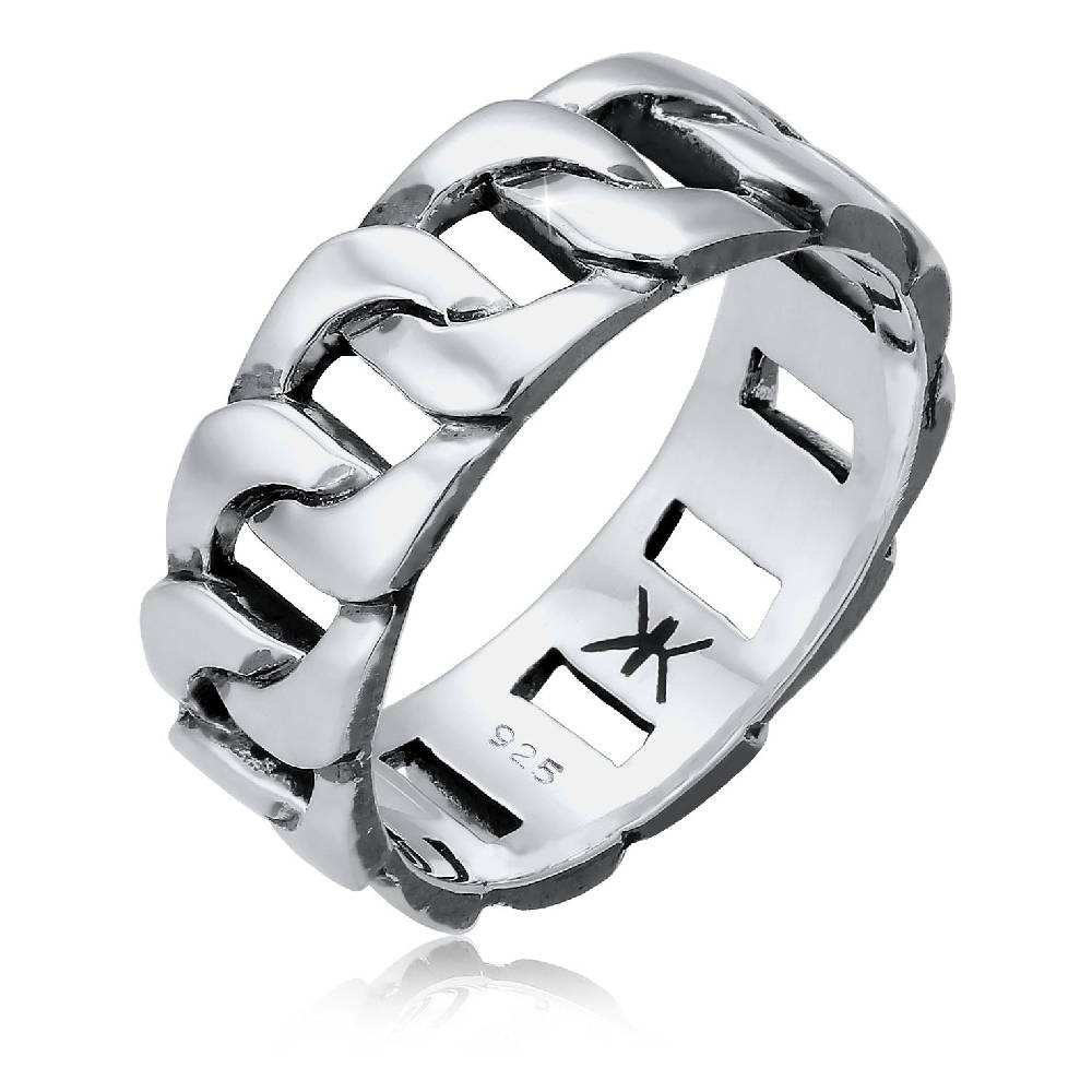 Kuzzoi Bandring Chunky Chain Räumungsverkauf