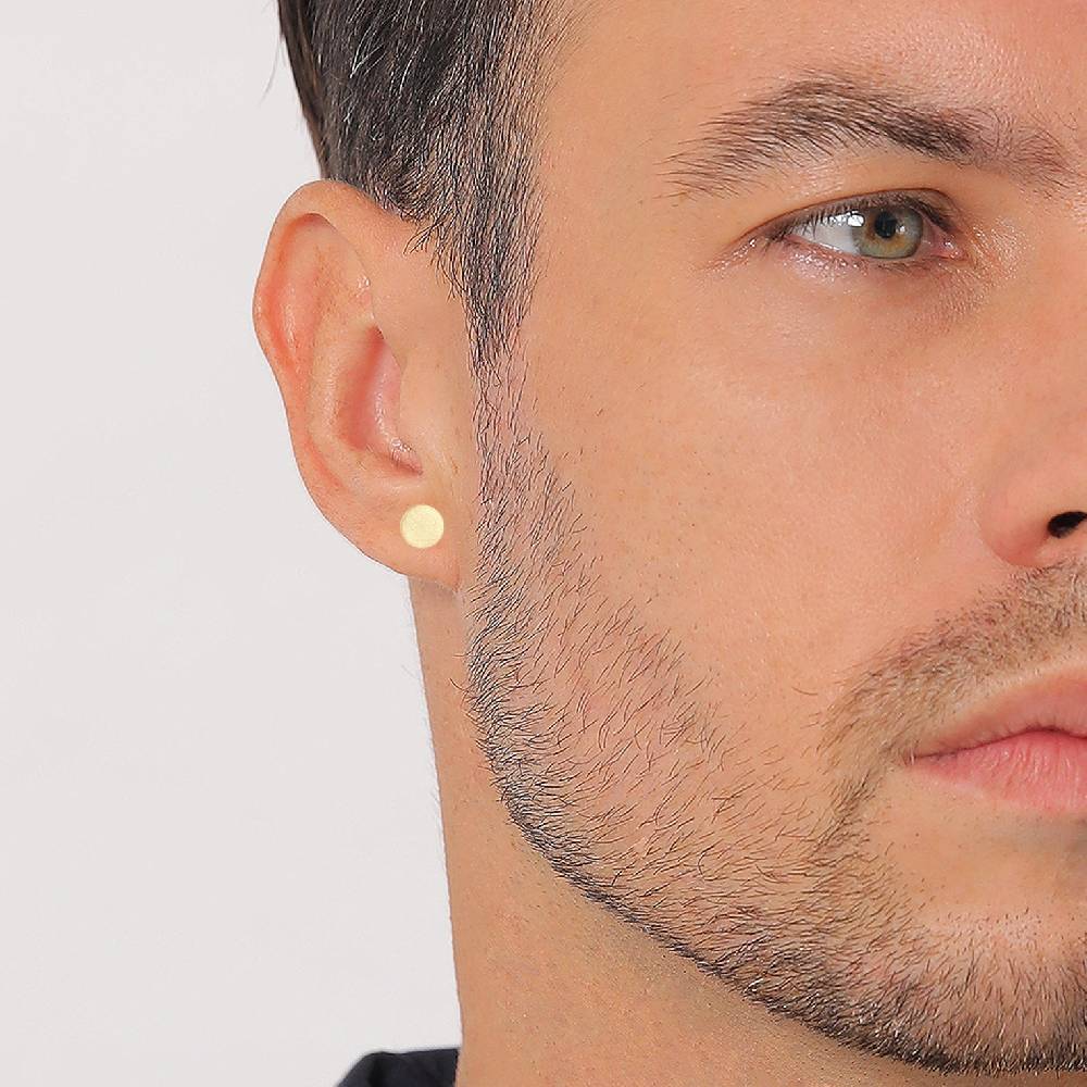 Kuzzoi Ohrstecker Rund Gehämmert Blitzverkäufe