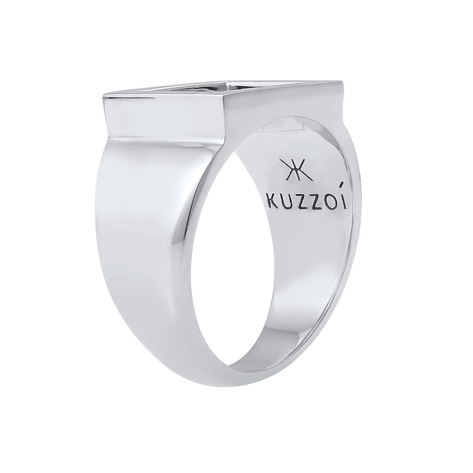 Kuzzoi Siegelring Rechtecker Minimal Online Shopping