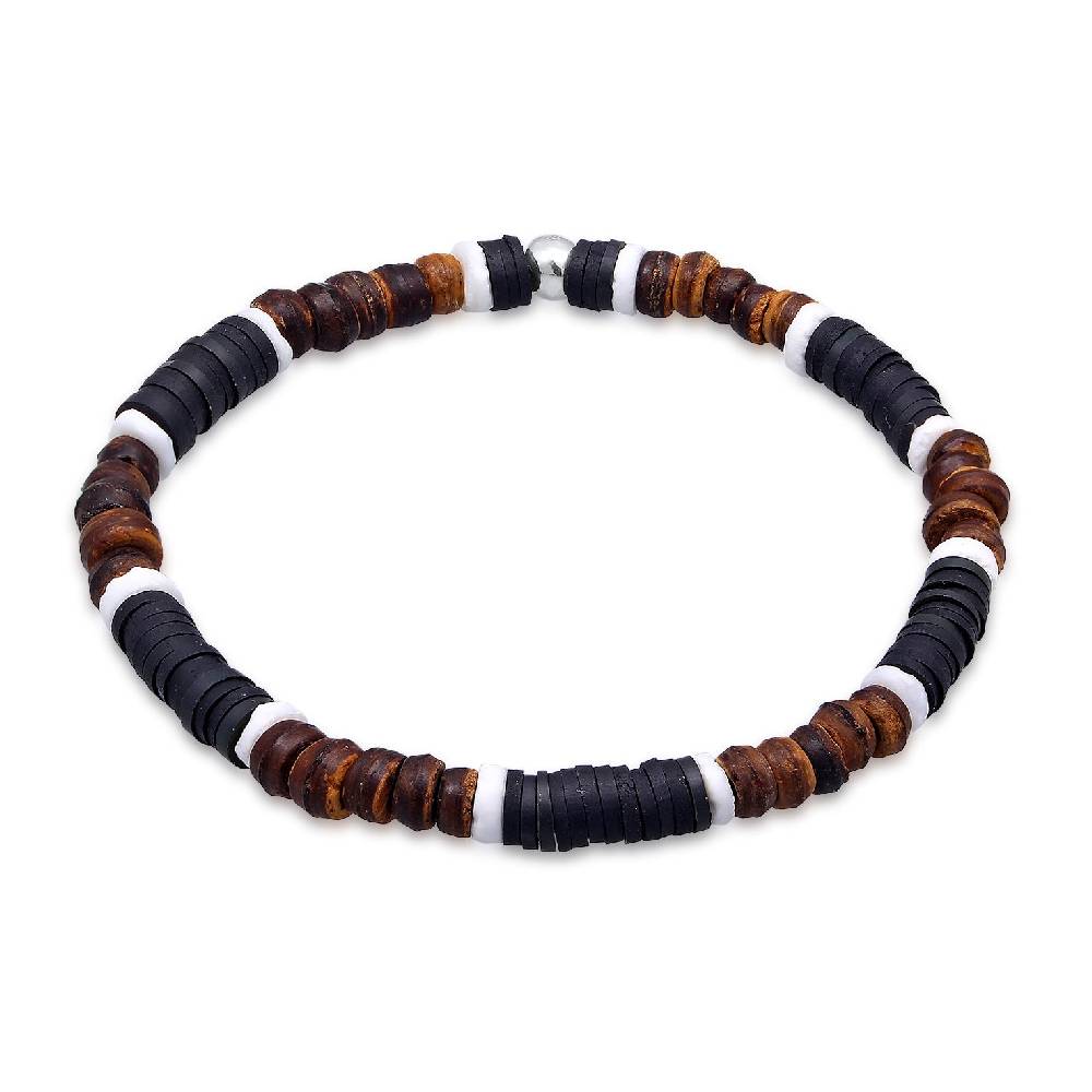 Kuzzoi Armband Surfer Style | Heishi Perlen Black Friday