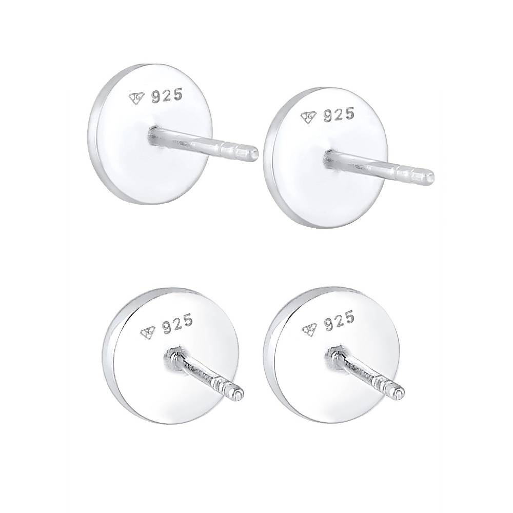 Kuzzoi Ohrringset Geo Rund | Emaille Sonderangebot