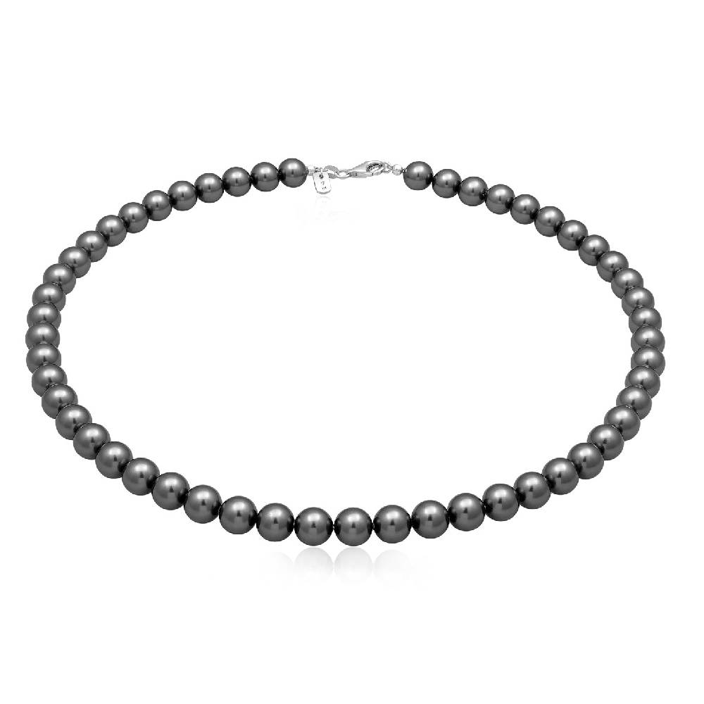 Kuzzoi Halskette | Perlen (Anthrazit) Black Friday