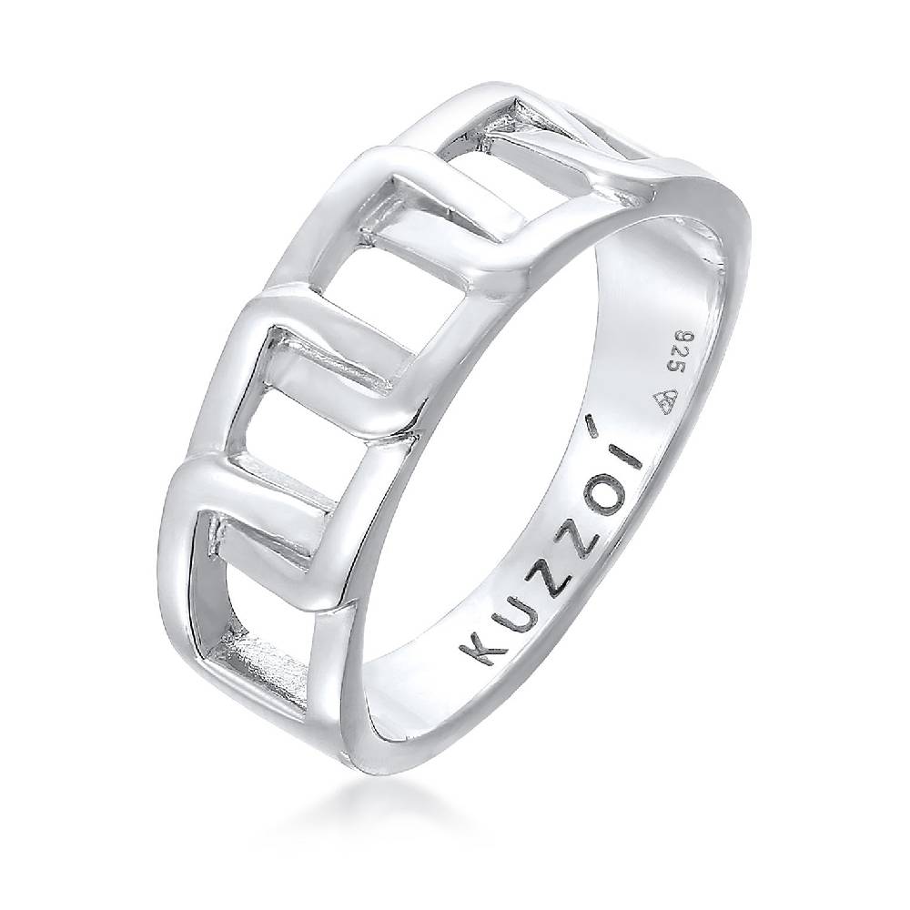 Kuzzoi Ring Chunky Chain Neueste Mode