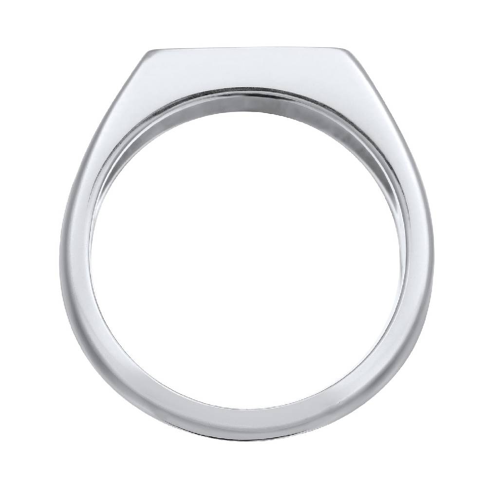 Kuzzoi Siegelring Rechteck | Emaille (Schwarz) Blitzangebot