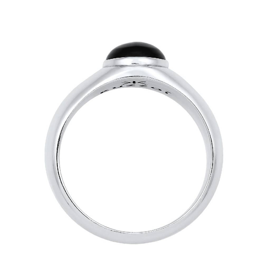 Kuzzoi Siegelring Oval | Onyx (Schwarz) Letzte 2 Tage
