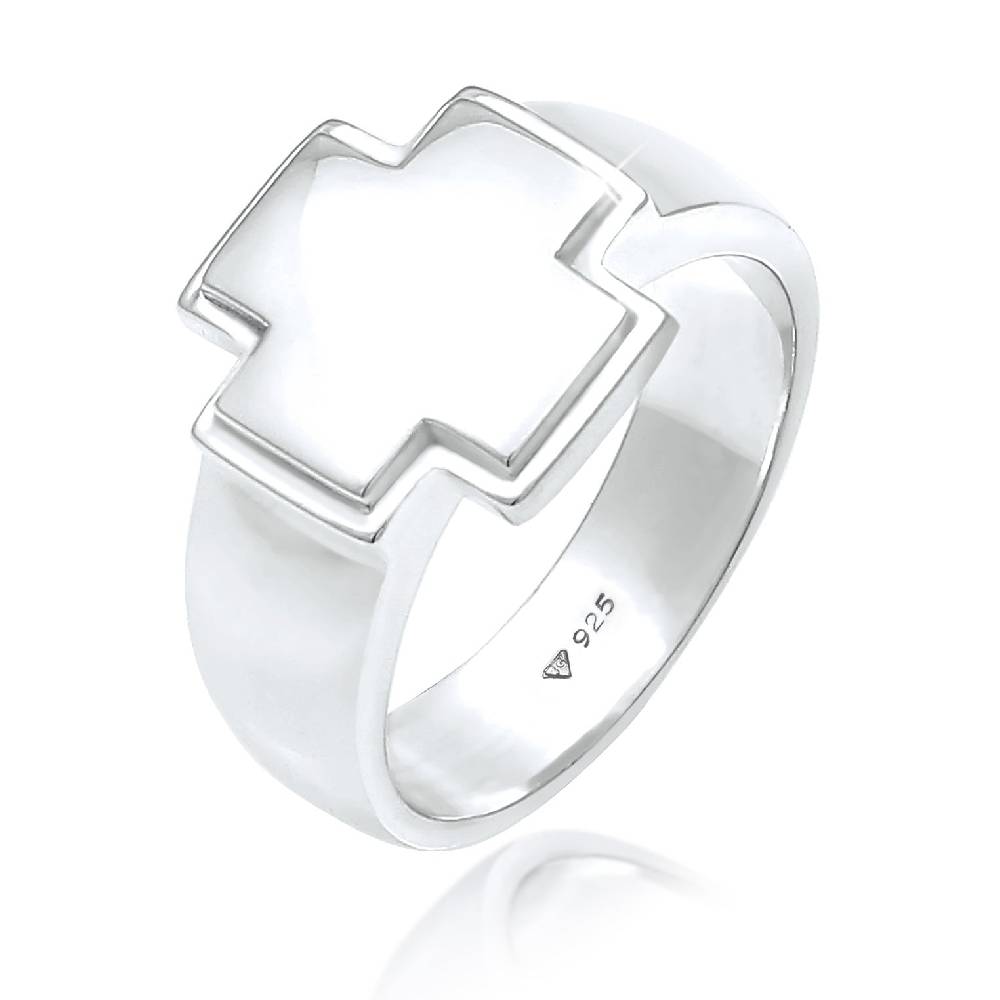 Kuzzoi Siegelring Kreuz Flash Sale